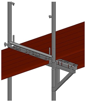 B32 bracket for plettac SL scaffolding niches